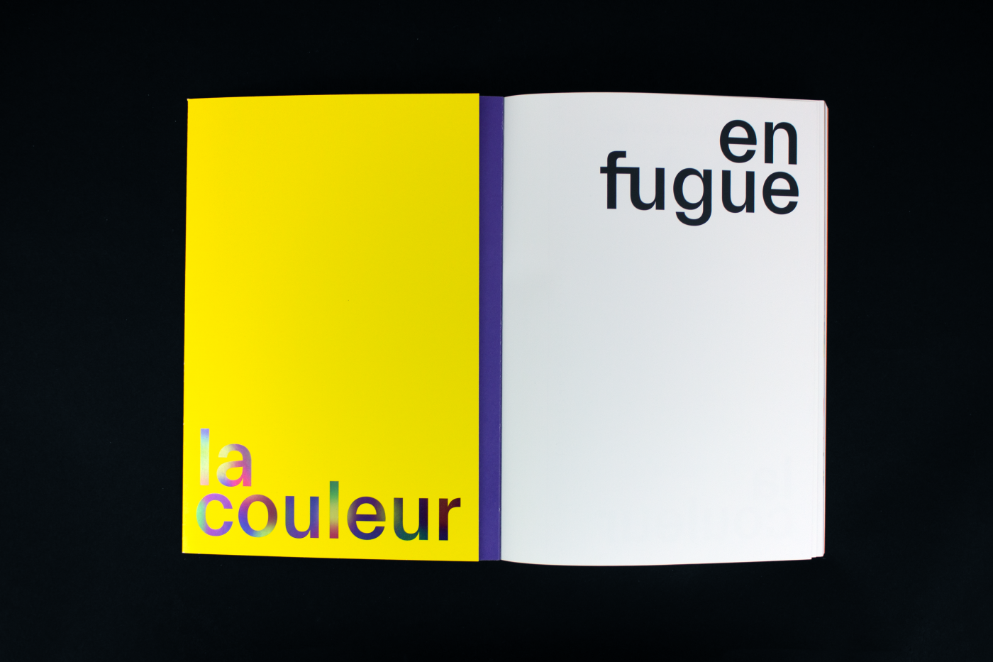 La couleur en fugue