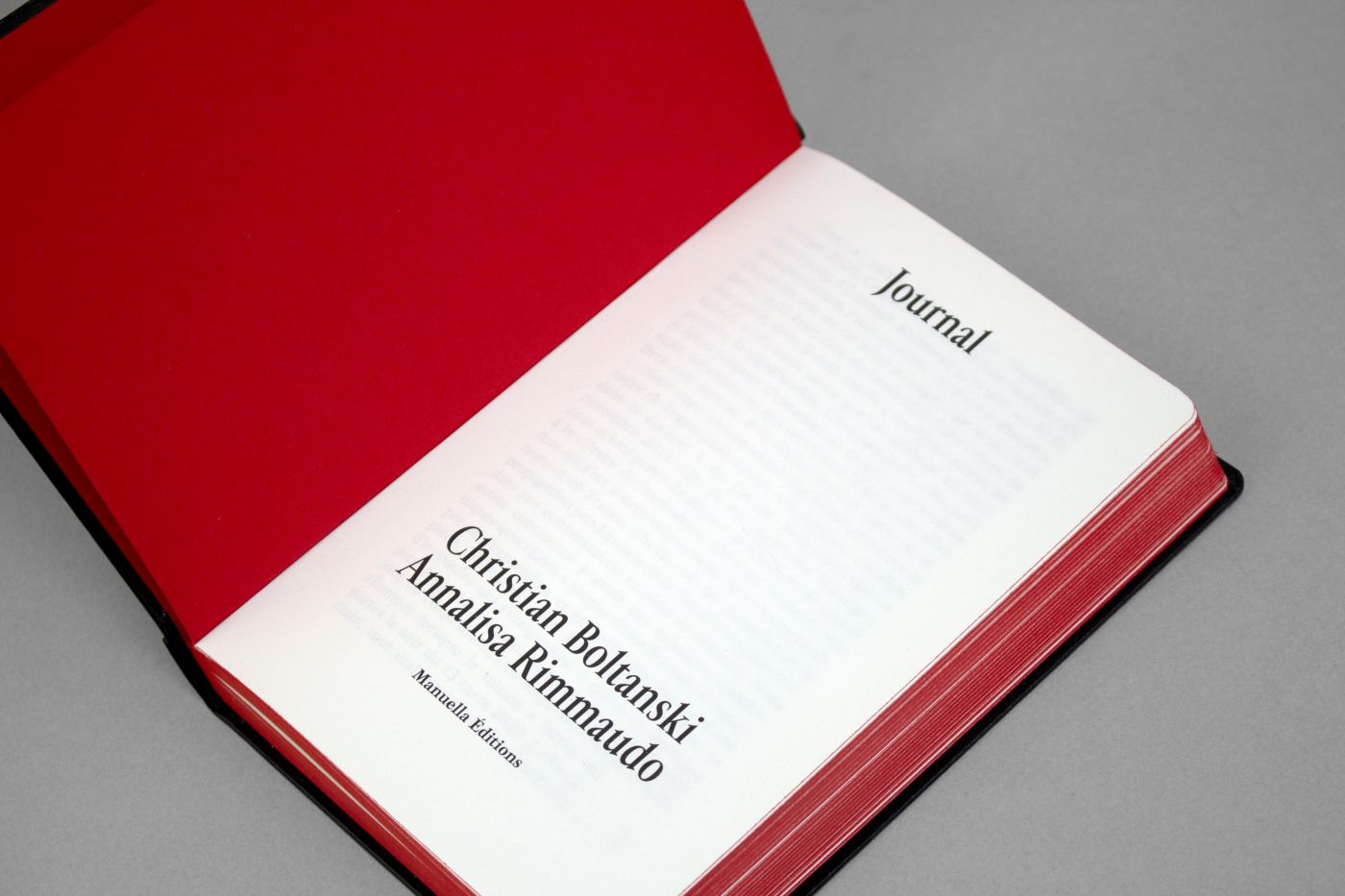 Journal de Christian Boltanski