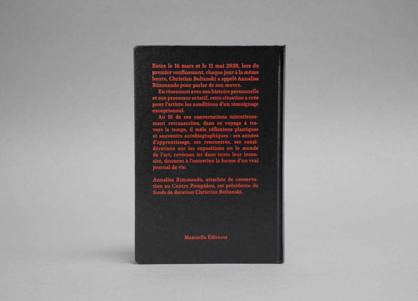 Journal de Christian Boltanski